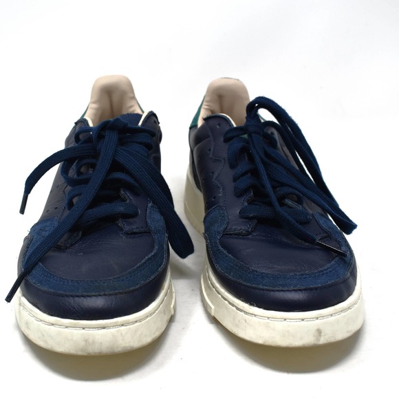 Adidas Supercourt Men's Sneakers Collegiate Navy Green EF9206 EUC Size 7 - Picture 3 of 11